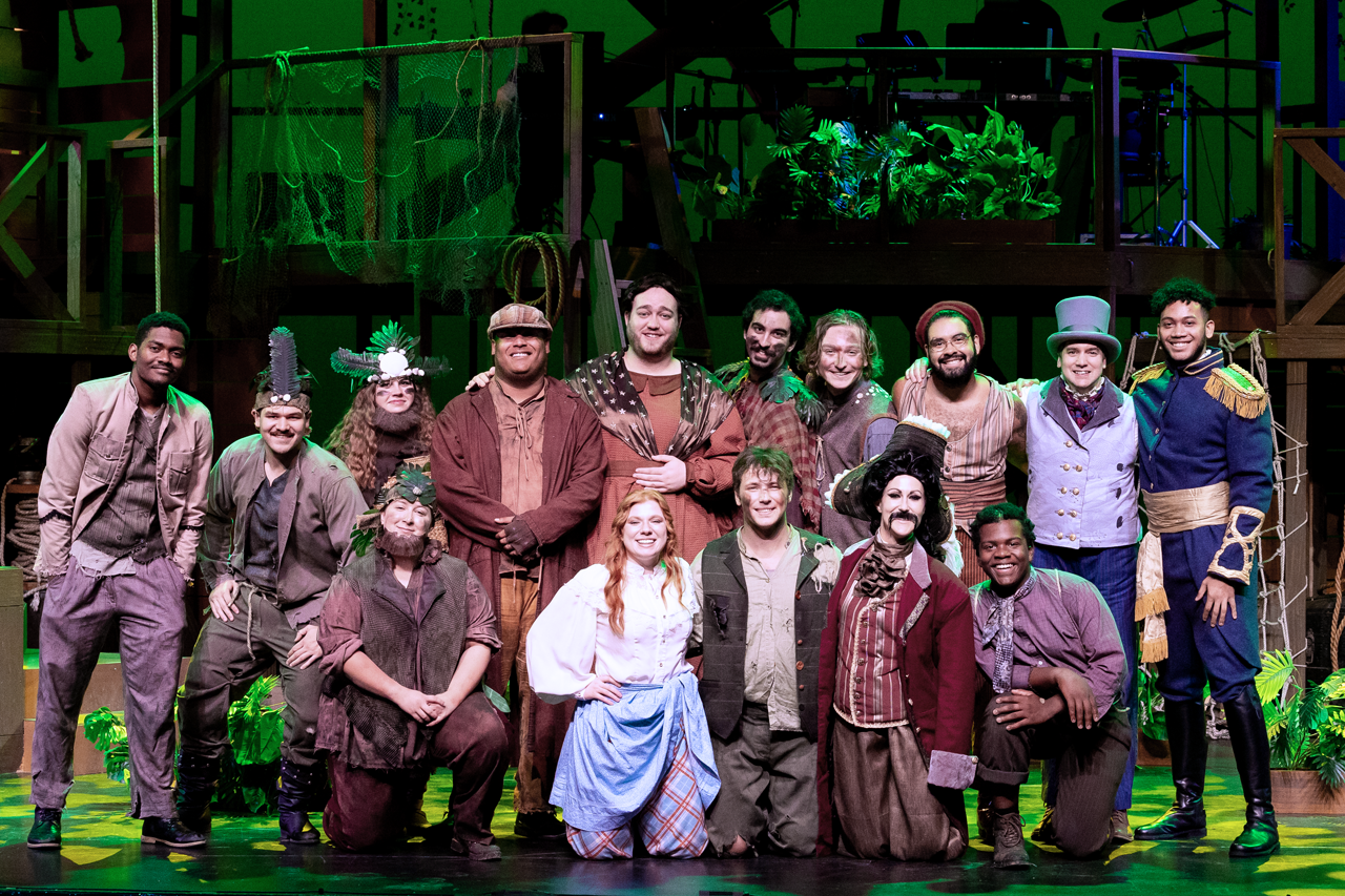 Cast from “Peter and the Starcatcher”